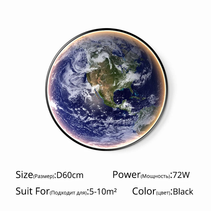 LED Vägglampa Planet – Modern Lampa