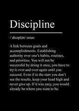 Success & Focus – Minimalistisk Motivationsposter på Canvas