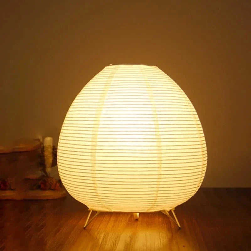 ZenLight Bordslampa – Japansk Rislampa i Modern Design