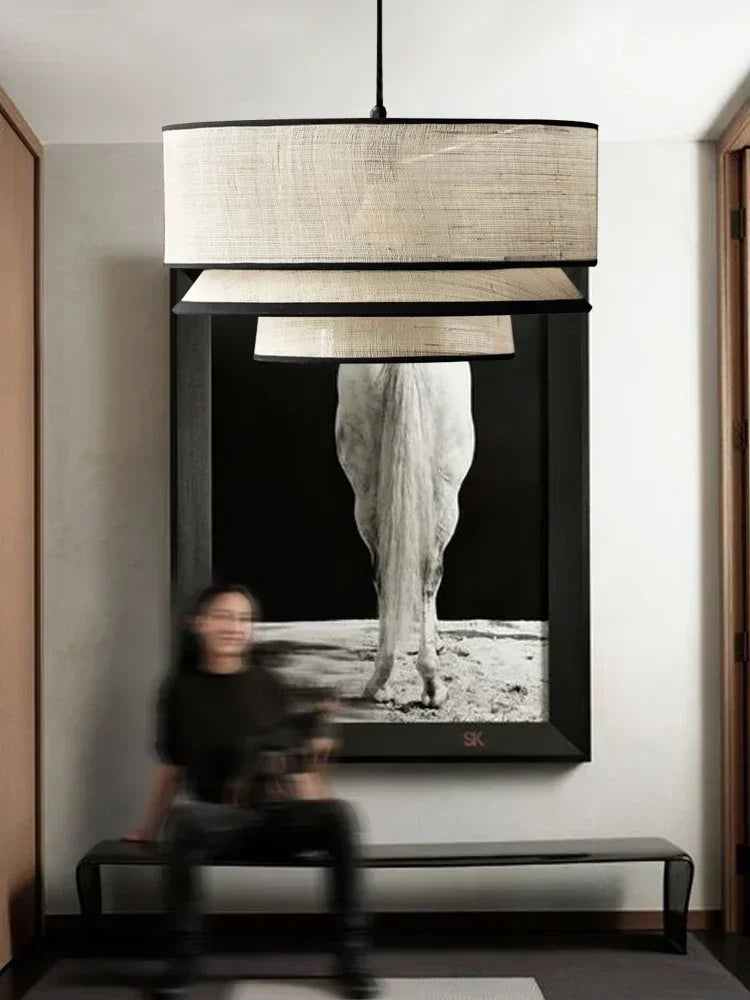 Textil Taklampa – Modern Pendellampa