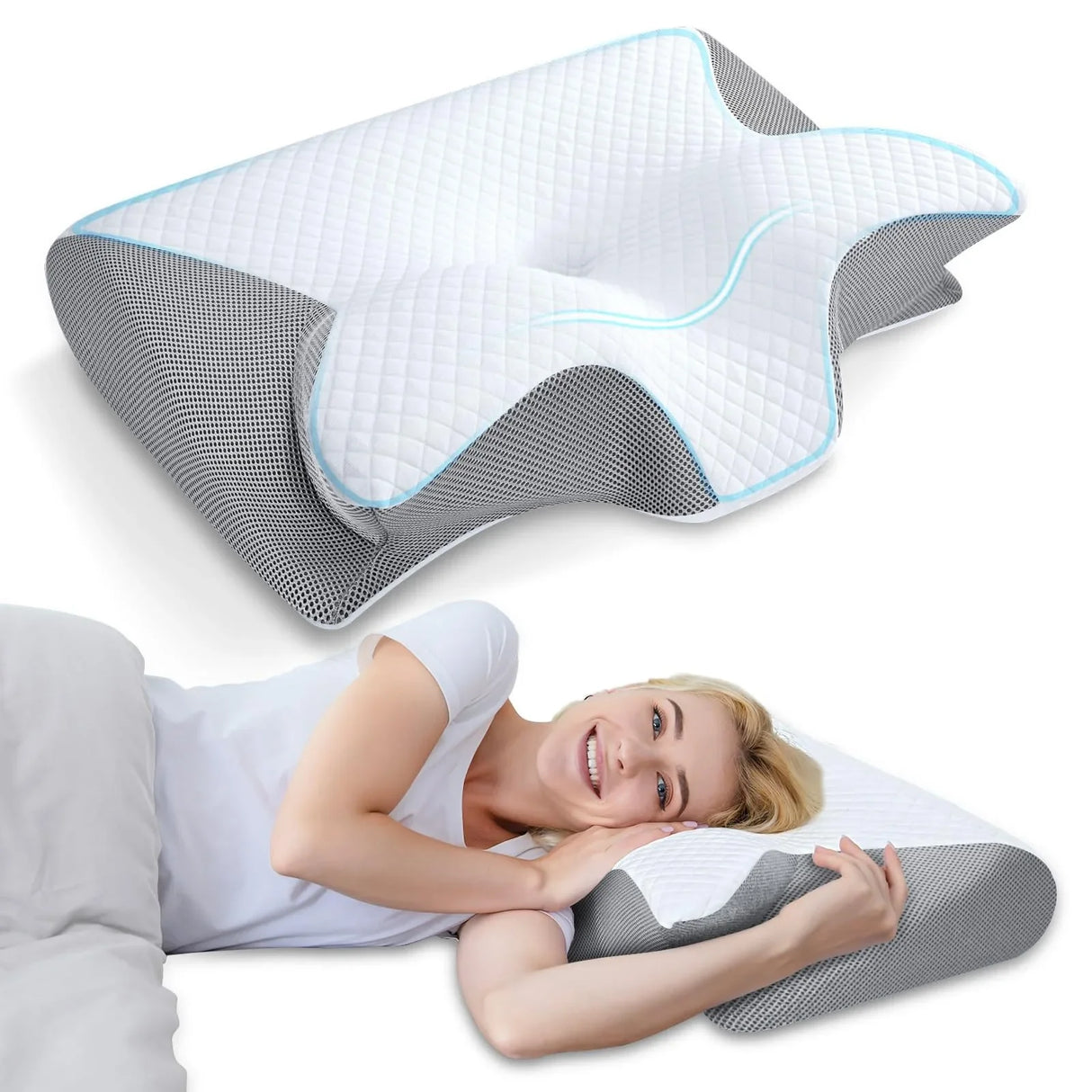 ComfortNeck – Ergonomisk Nackkudde i Memory Foam