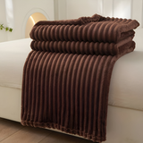 CozyRib Filt – Extra Mjuk & Värmande Ribbad Pläd