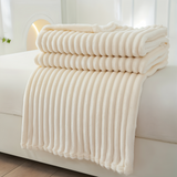 CozyRib Filt – Extra Mjuk & Värmande Ribbad Pläd