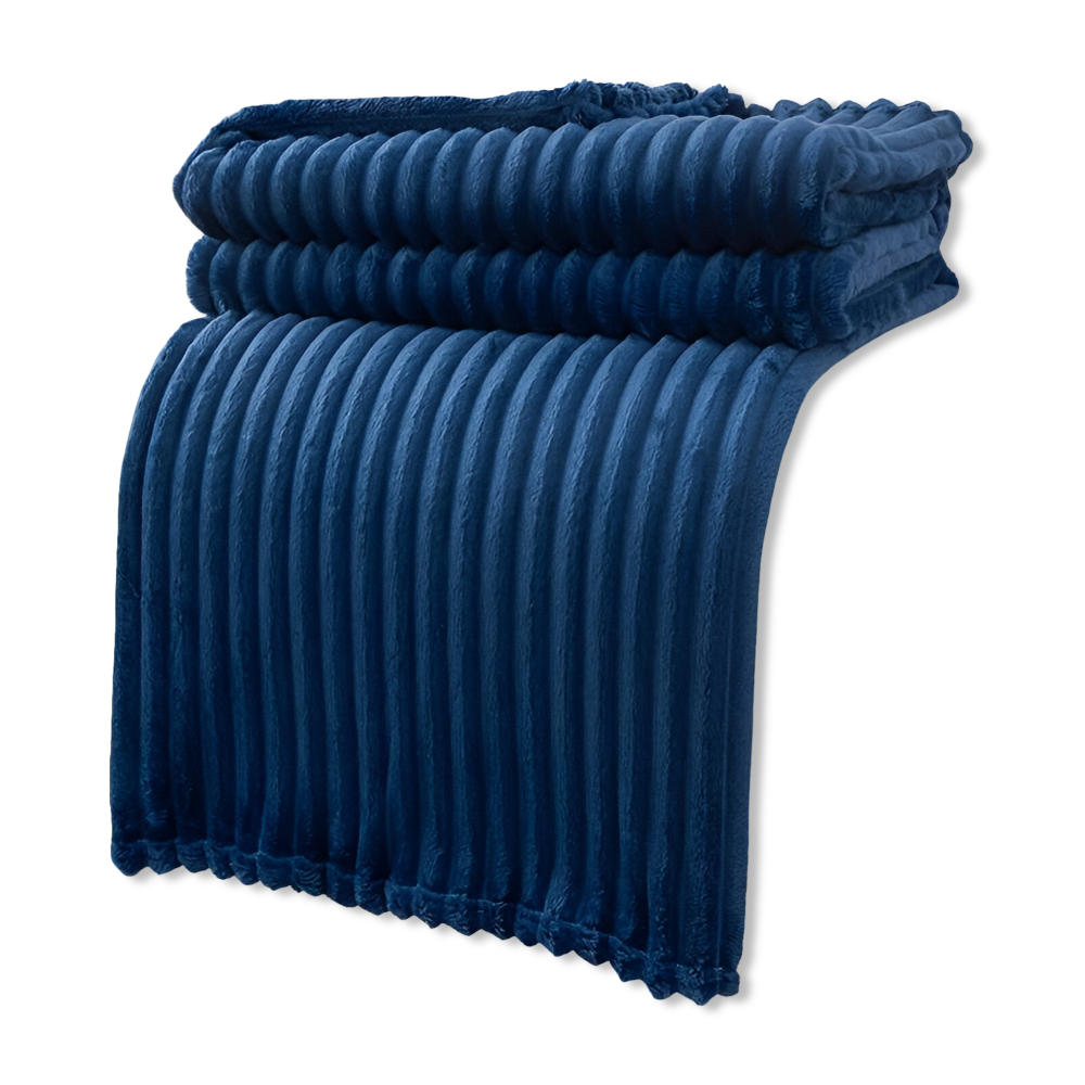 CozyRib Filt – Extra Mjuk & Värmande Ribbad Pläd
