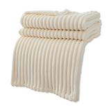CozyRib Filt – Extra Mjuk & Värmande Ribbad Pläd