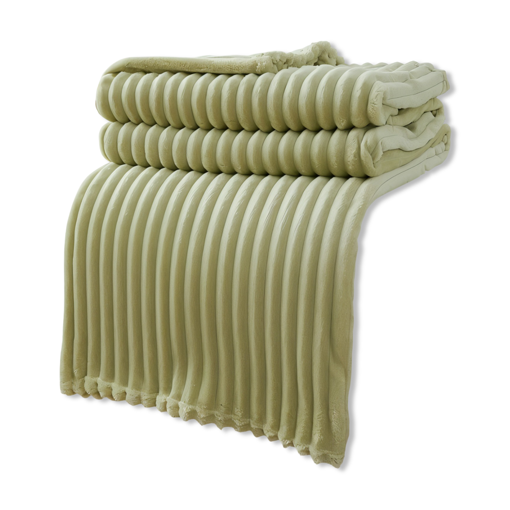 CozyRib Filt – Extra Mjuk & Värmande Ribbad Pläd