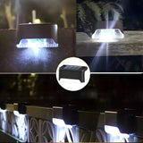 SolarGlow – 4/8/12-Pack Solcellsdrivna Vattentäta LED-Trappbelysning