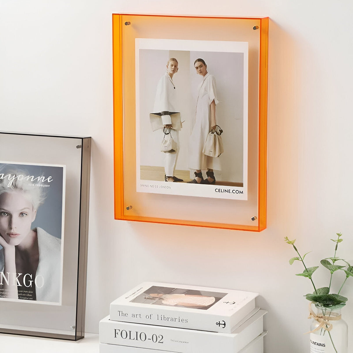 CrystalView – Transparent Akrylfotoram för Modern Inredning