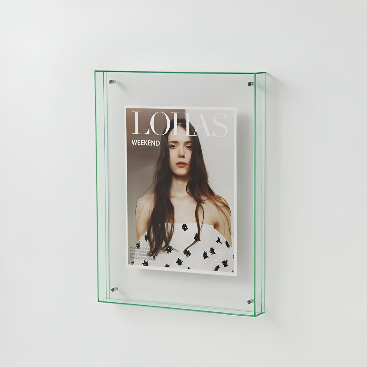 CrystalView – Transparent Akrylfotoram för Modern Inredning