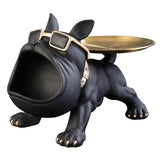 Bulldog Förvaringsfigur – 30 cm Designskulptur i Resin