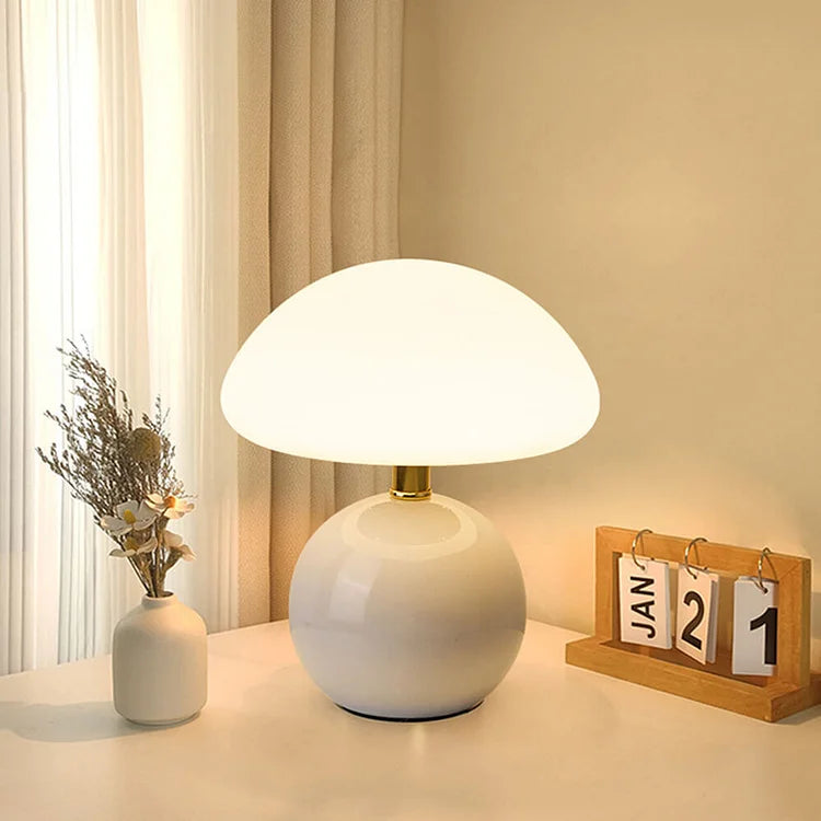 ArtDeco Bordslampa – Modern Svamplampa i Tidlös Design