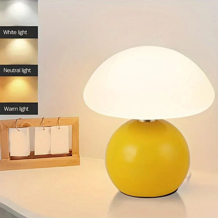 ArtDeco Bordslampa – Modern Svamplampa i Tidlös Design