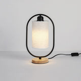 UrbanWood – Industristil Bordslampa i Trä med Metallaccent