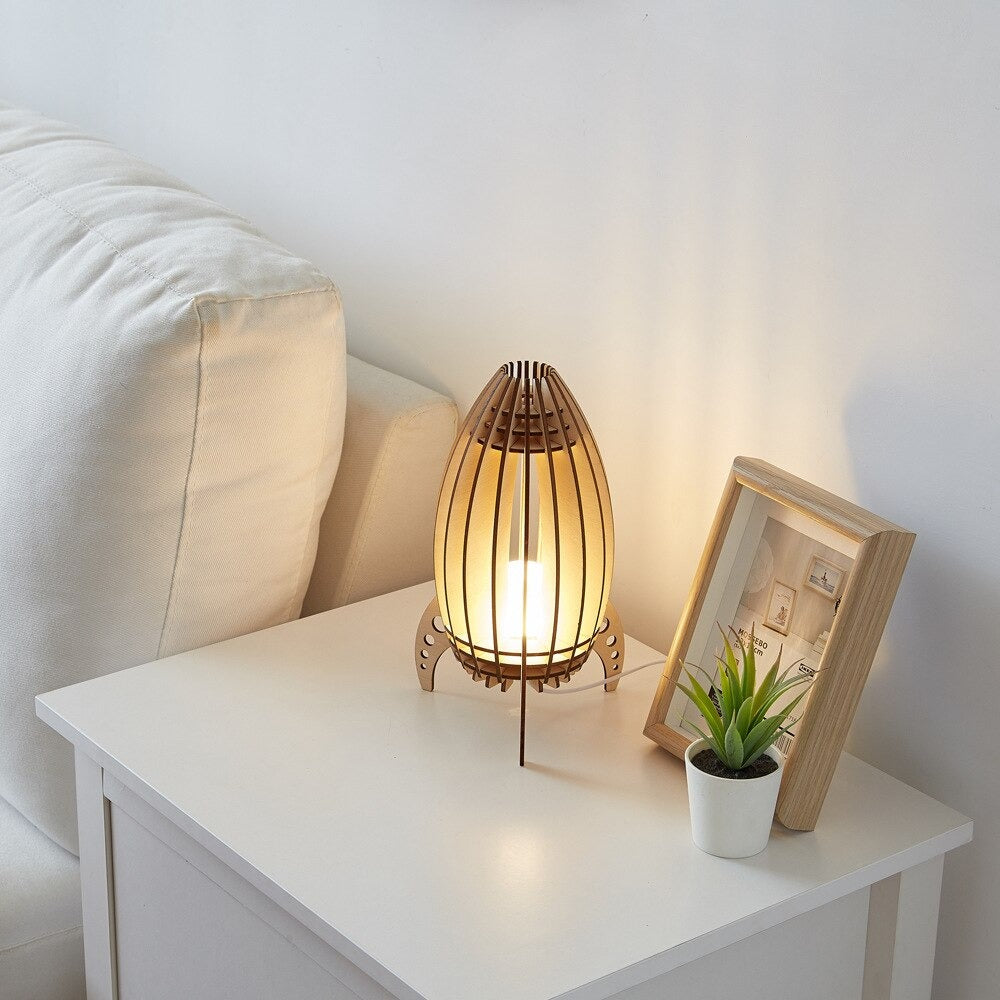 RocketLight Bordslampa – Retro Raketlampa i Edison stil