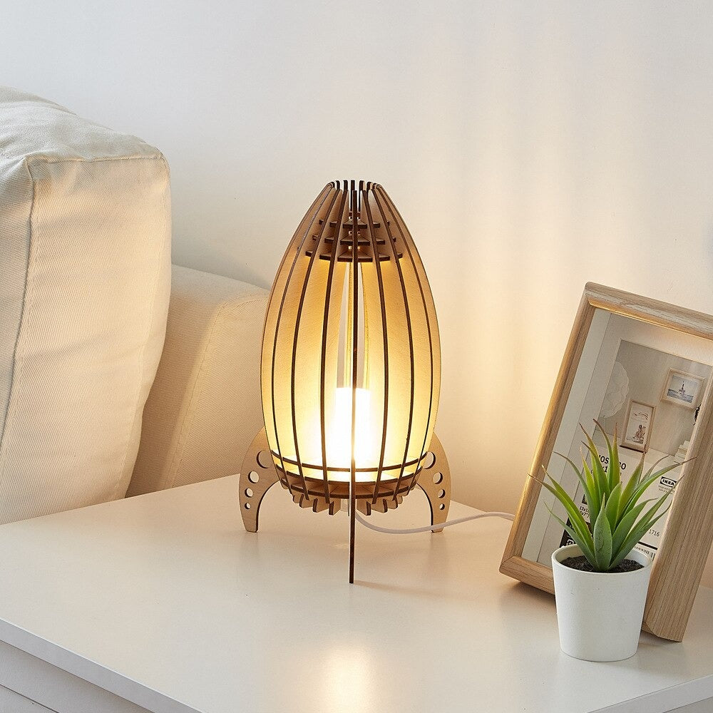 RocketLight Bordslampa – Retro Raketlampa i Edison stil