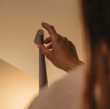Nordisk minimalistisk LED stämningslampa – trådlös bordslampa för läsning, middag & inredning