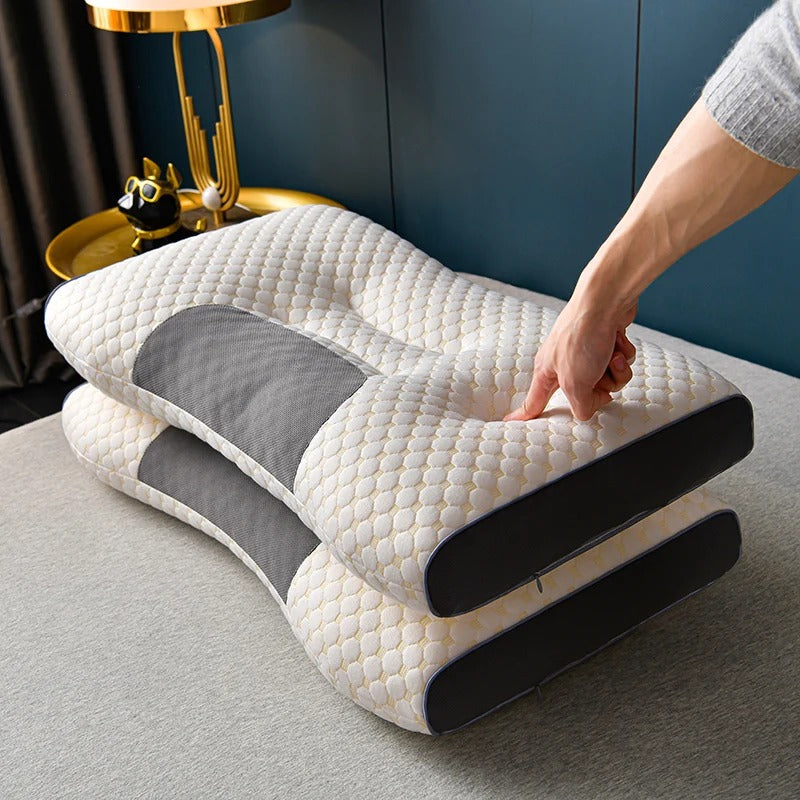 RelaxEase – Ergonomisk Massagekudde i Memory Polyester