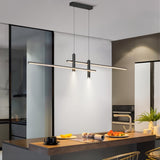 LumiLine – Modern LED Linear Takpendel med Justerbar Höjd och Dimmer