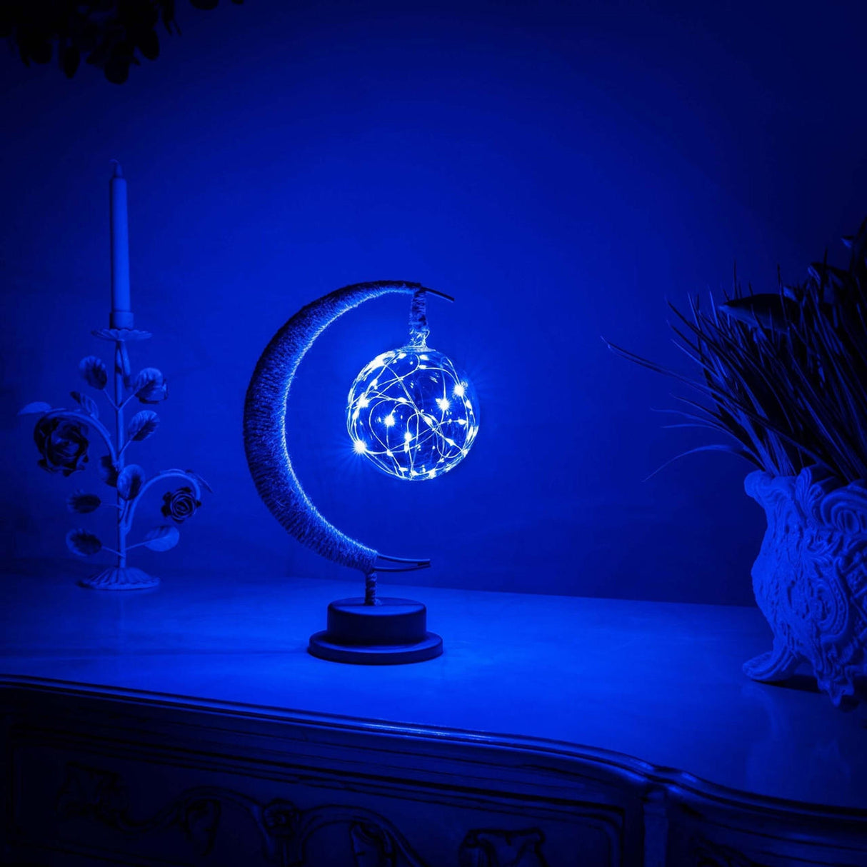 Enchanted Magisk Månlampa – LED Dekoration för Hem