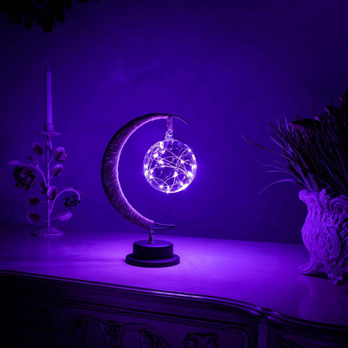 Enchanted Magisk Månlampa – LED Dekoration för Hem